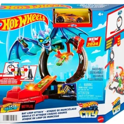 MATTEL Vehículos, Trenes Y Parkings|Hot Wheels Pista Ataque de Murciélago