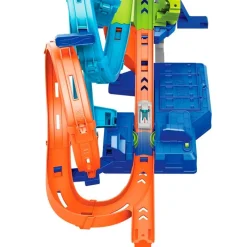 MATTEL Hot Wheels Pista Colisión de 4 Loopings- Vehículos, Trenes Y Parkings