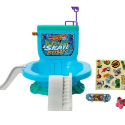 MATTEL Vehículos, Trenes Y Parkings|Hot Wheels Skate Flush & Go Inodoro