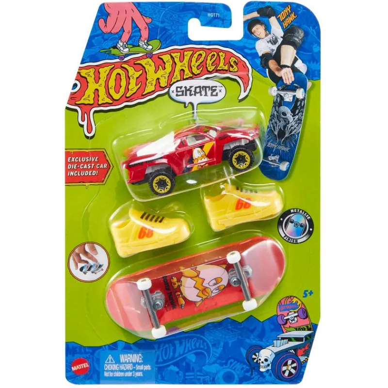 MATTEL Vehículos, Trenes Y Parkings|Hot Wheels Skate Pack con Vehículo Surtido