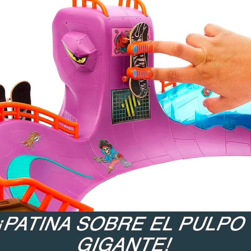 MATTEL Vehículos, Trenes Y Parkings|Hot Wheels Skate Parque Pulpo