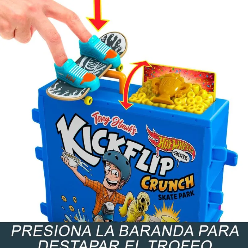 MATTEL Hot Wheels Skate Tony Hawk Bol de Cereales- Vehículos, Trenes Y Parkings