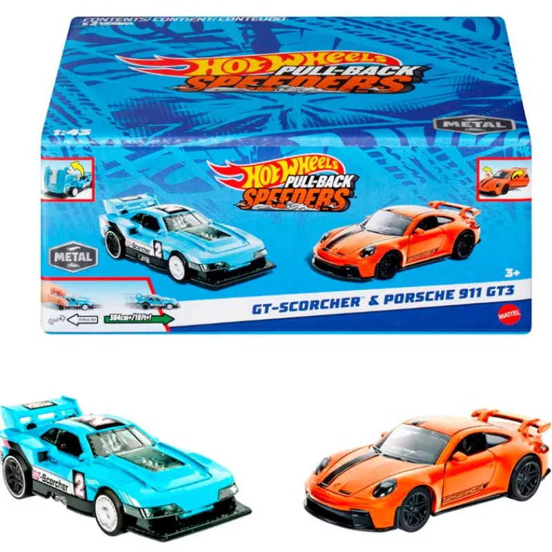 MATTEL Hot Wheels Speeders Pack 2 Coches Surtidos- Vehículos, Trenes Y Parkings