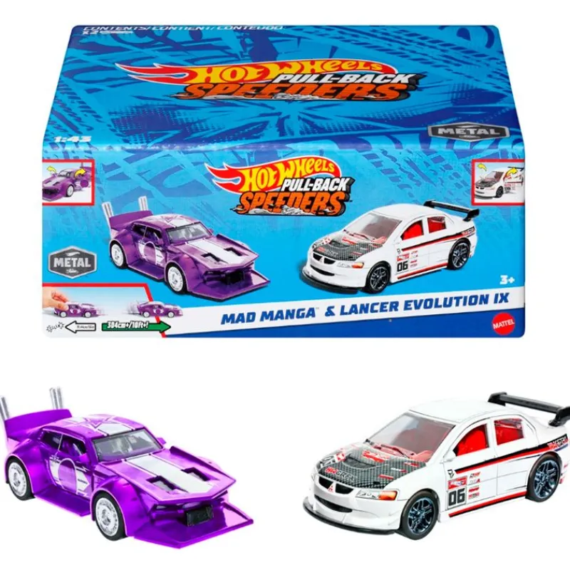MATTEL Hot Wheels Speeders Pack 2 Coches Surtidos- Vehículos, Trenes Y Parkings