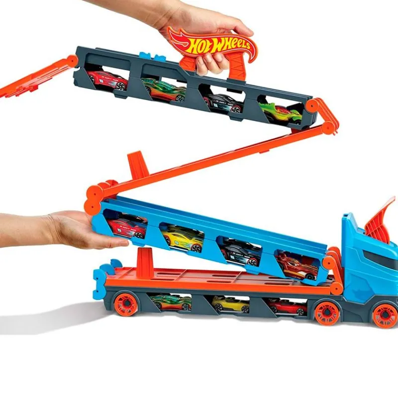 MATTEL Hot Wheels Speedway Hauler Camión Convertible- Vehículos, Trenes Y Parkings