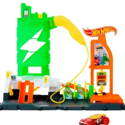 MATTEL Vehículos, Trenes Y Parkings|Hot Wheels Super Estación de Coches Eléctricos