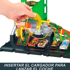 MATTEL Vehículos, Trenes Y Parkings|Hot Wheels Super Estación de Coches Eléctricos