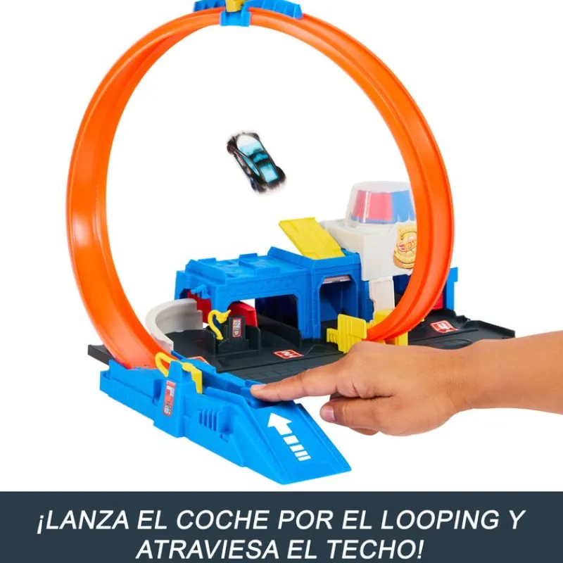 MATTEL Vehículos, Trenes Y Parkings|Hot Wheels Supercomisaría de Policía