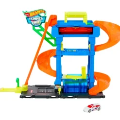 MATTEL Vehículos, Trenes Y Parkings|Hot Wheels Túnel de Lavado con Giros