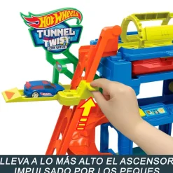 MATTEL Vehículos, Trenes Y Parkings|Hot Wheels Túnel de Lavado con Giros