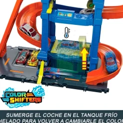 MATTEL Vehículos, Trenes Y Parkings|Hot Wheels Túnel de Lavado con Giros