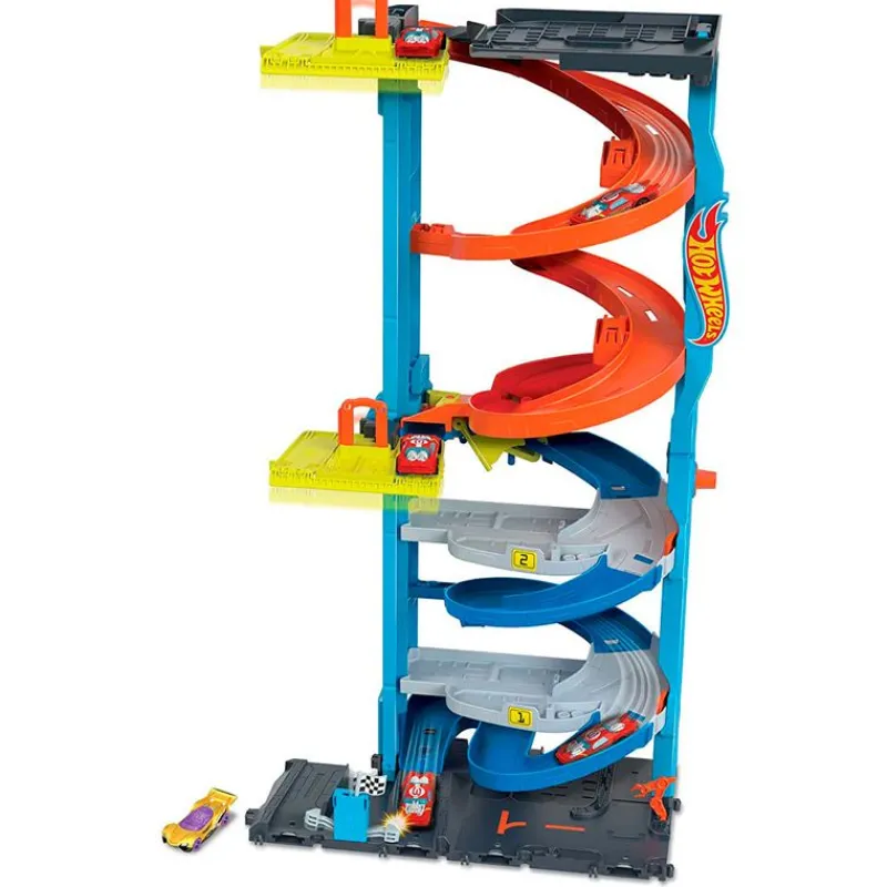 MATTEL Hot Wheels Torre de Carreras- Vehículos, Trenes Y Parkings