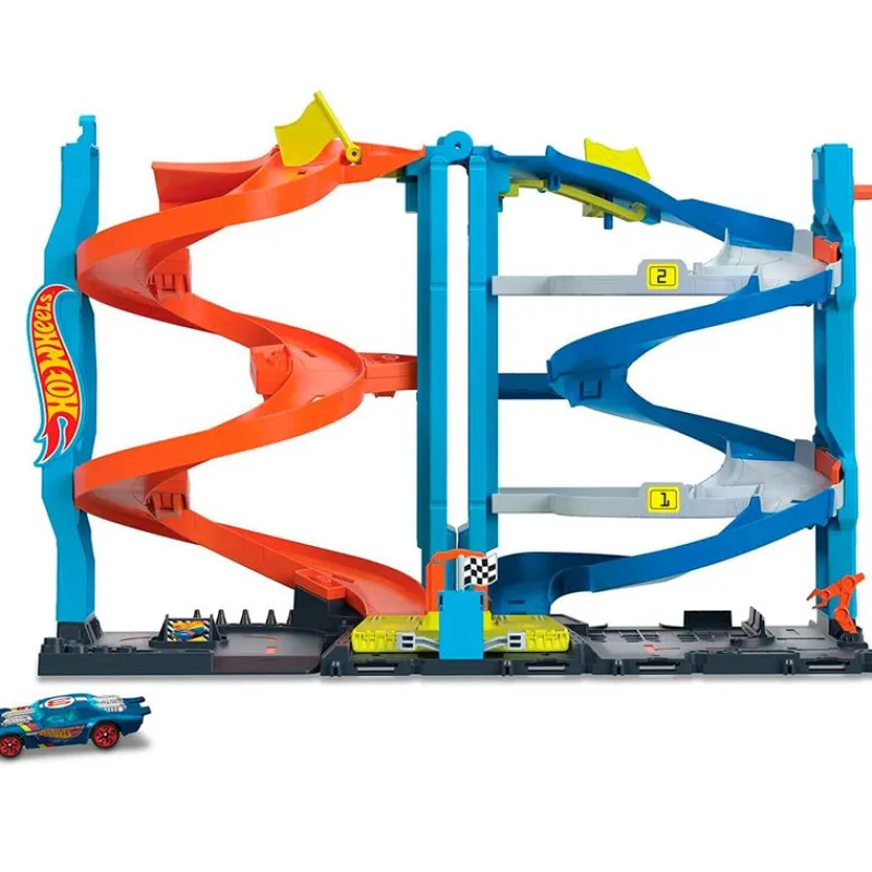 MATTEL Hot Wheels Torre de Carreras- Vehículos, Trenes Y Parkings
