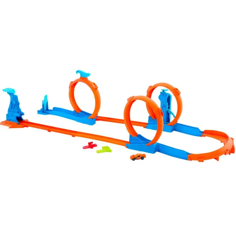 MATTEL Vehículos, Trenes Y Parkings|Hot Wheels Track Creator Triple Looping