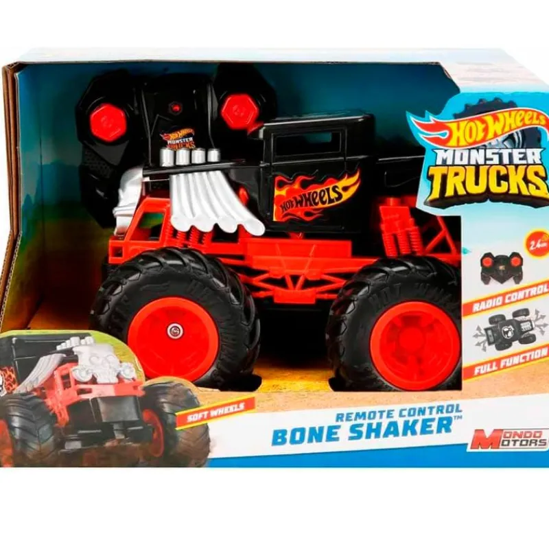 MONDO MOTORS Hot Wheels Vehículo Bone Shaker Escala 1:24 R/C- Coches Radio Control (R/C)