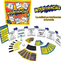 GOLIATH Interferencias 6 Jugadores Juego de Mesa- Juegos De Mesa