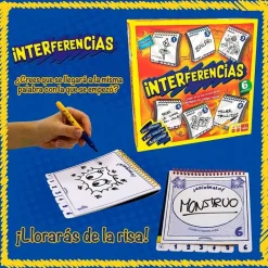 GOLIATH Interferencias 6 Jugadores Juego de Mesa- Juegos De Mesa