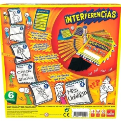 GOLIATH Interferencias 6 Jugadores Juego de Mesa- Juegos De Mesa