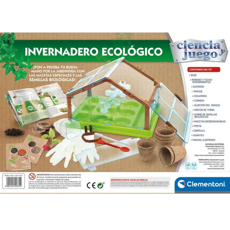 CLEMENTONI Juegos Y Juguetes Educativos|Invernadero Ecológico