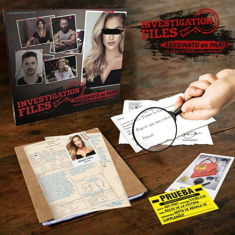 GOLIATH Juegos De Mesa|Investigation Files: Asesinato en París