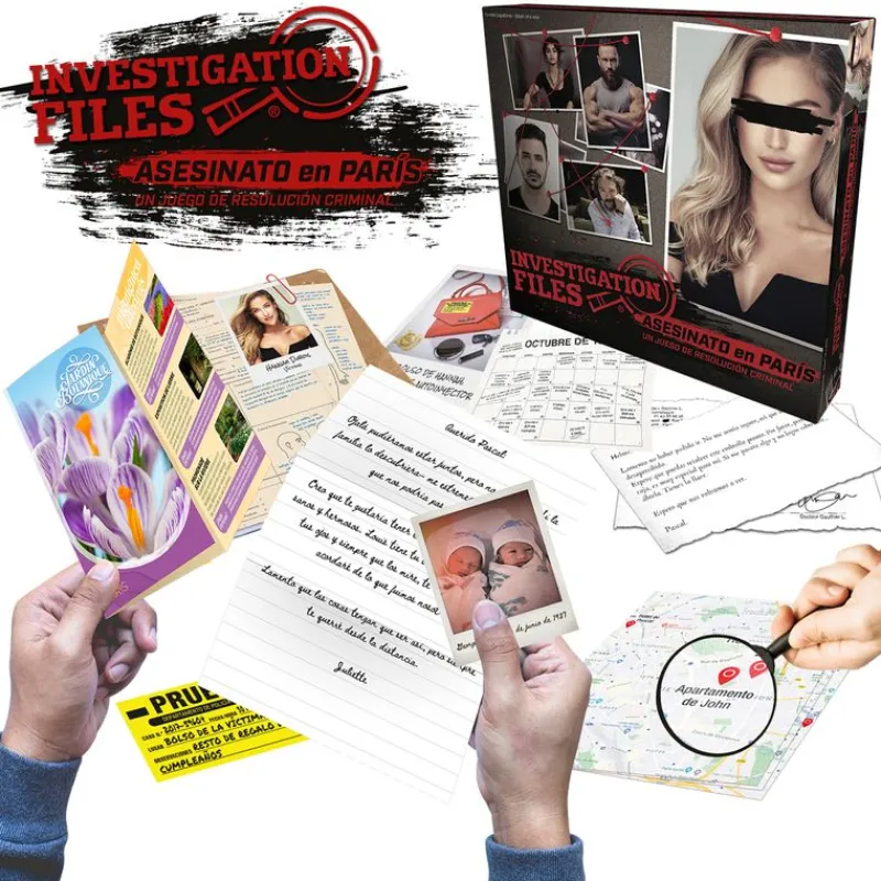 GOLIATH Juegos De Mesa|Investigation Files: Asesinato en París