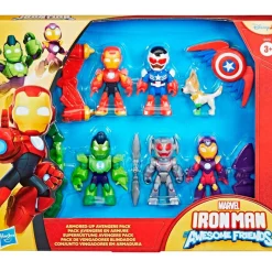 HASBRO Iron Man y sus Increíbles Amigos Pack Figuras- Figuras Y Figuras De Acción