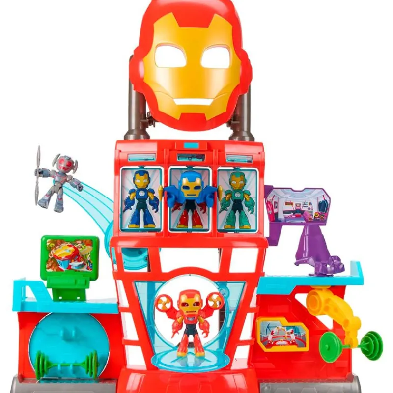 HASBRO Figuras Y Figuras De Acción|Iron Man y sus Increíbles Amigos Cuartel General
