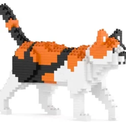 MADNESS TOYS Juegos De Construcción|Puzzles Y Construcciones|JEKCA Calico Gato Mini Construcción