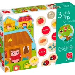 DISET Juegos Y Juguetes Educativos|Juego 3 Cerditos Memo y Lotto