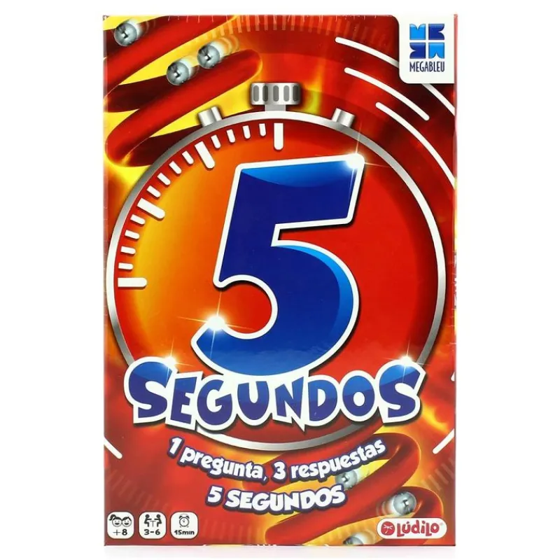 LÚDILO Juegos De Mesa|Juego 5 Segundos Compact
