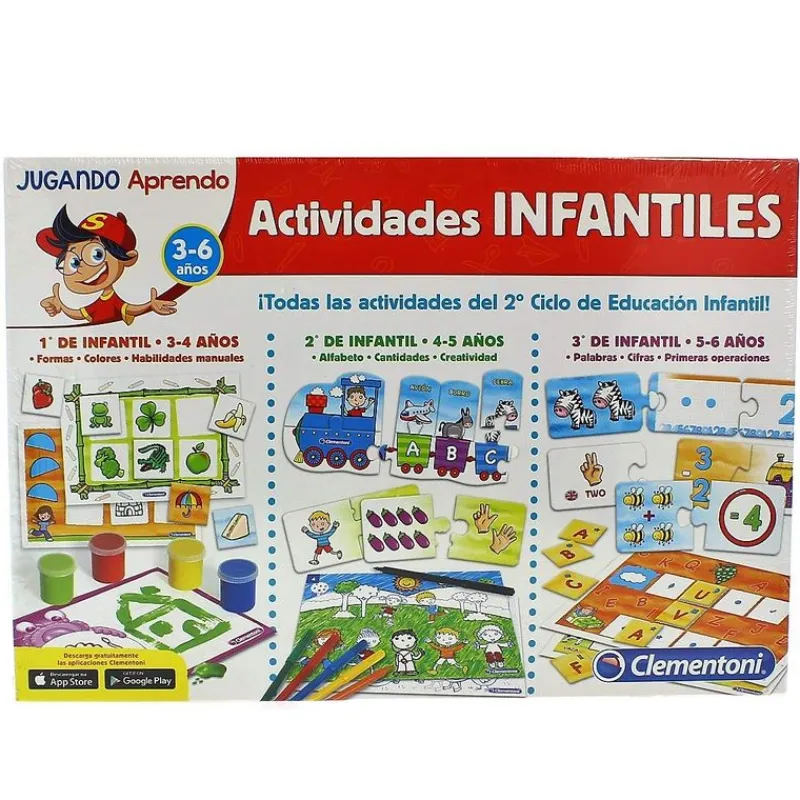 CLEMENTONI Juego Actividades Infantil 1-2-3- Juegos Y Juguetes Educativos