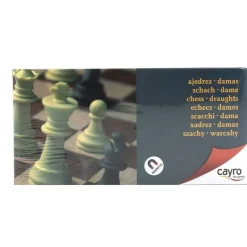 CAYRO Juegos De Mesa|Juego Ajedrez y Damas Magnético