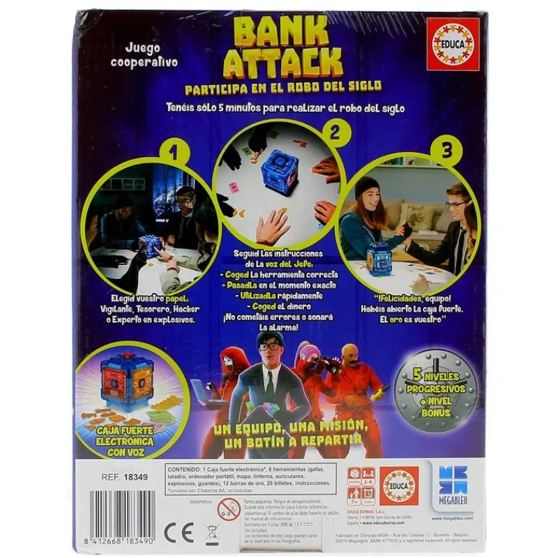 EDUCA Juego Bank Attack- Juegos De Mesa