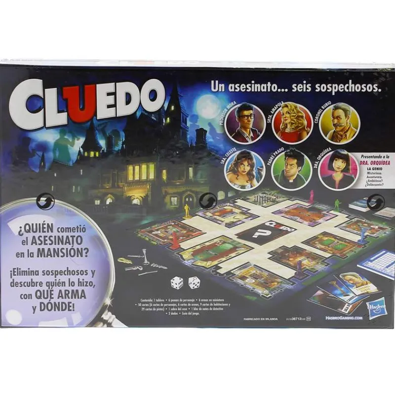 HASBRO Juego Cluedo- Juegos De Mesa