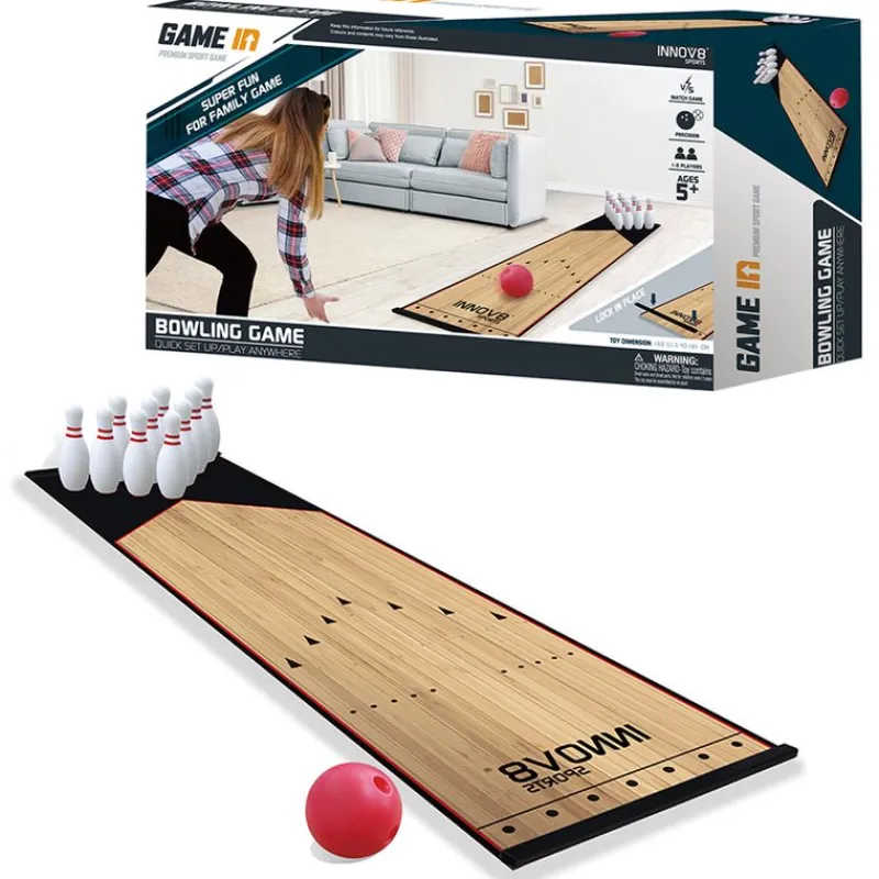 DRIM DISCOUNT Juego de Bolos con Tapiz- Deportivos