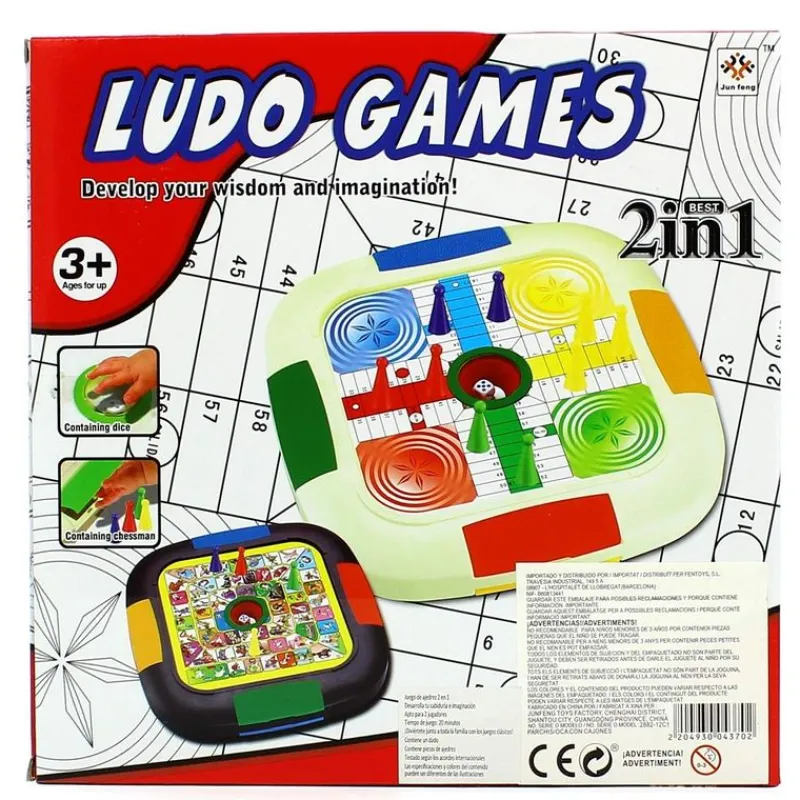 DRIM DISCOUNT Juego de Mesa Parchís / Oca- Juegos De Mesa