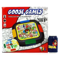 DRIM DISCOUNT Juego de Mesa Parchís / Oca- Juegos De Mesa