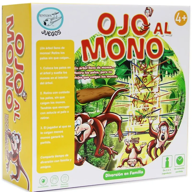 DRIM DISCOUNT Juego de Monos y Palos- Juegos De Mesa