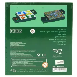CAYRO Juegos De Mesa|Juego del Parchís y La Oca Magnético