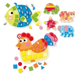 GOULA Juegos Y Juguetes Educativos|Juego Educativo Animal Stickers Foam