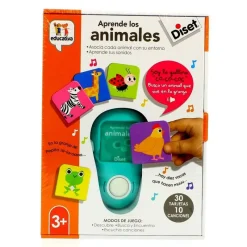 DISET Juego Educativo Aprende Los Animales- Juegos Y Juguetes Educativos