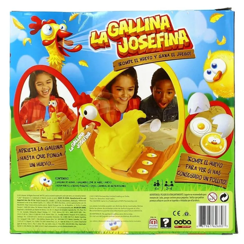 MATTEL Juego Gallina Josefina -- Juegos De Mesa