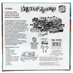 CEFA Juego La Ruta del Tesoro- Juegos De Mesa