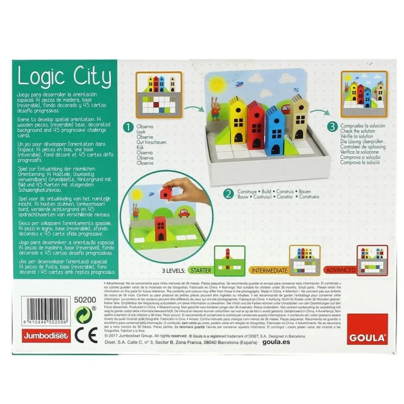GOULA Juegos Y Juguetes Educativos|Juego Logic City