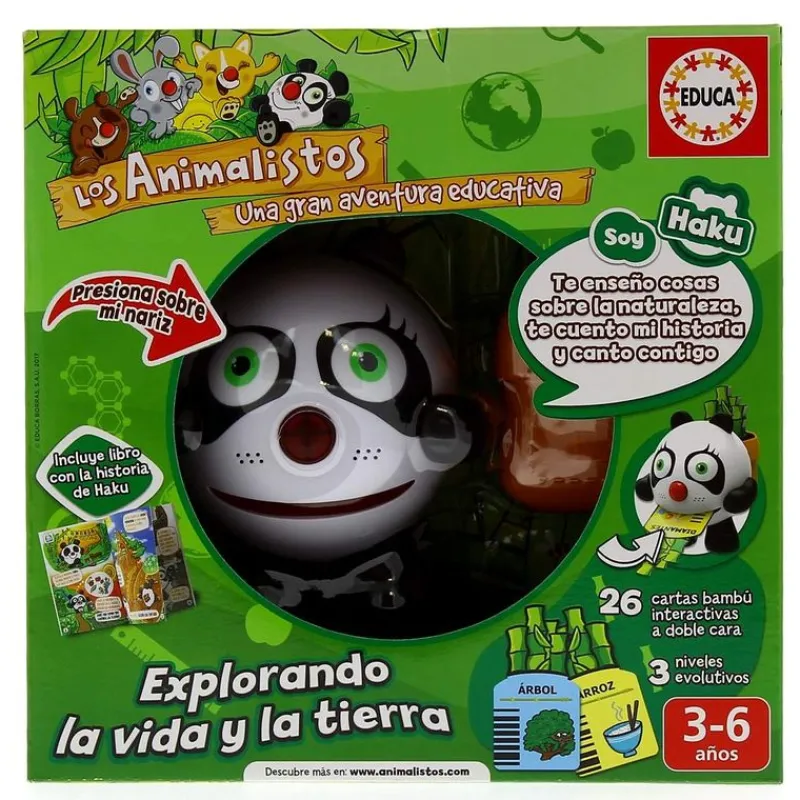 EDUCA Juegos Y Juguetes Educativos|Juego Los Animalistos Haku El Osito Panda