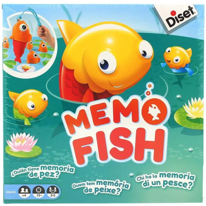 DISET Juego Memo Fish- Juegos Y Juguetes Educativos