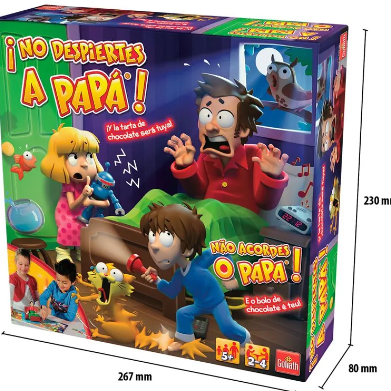 GOLIATH Juego No Despiertes a Papá- Juegos De Mesa