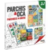 CAYRO Juego Parchís y Oca para 4 Jugadores- Juegos De Mesa