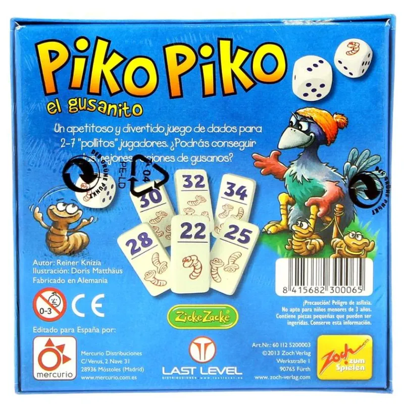 MERCURIO Juegos De Mesa|Amigos Y Familia|Juego Piko Piko