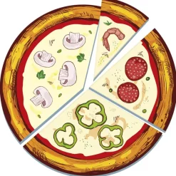 CLEMENTONI Juego Pizza de Números- Juegos Y Juguetes Educativos